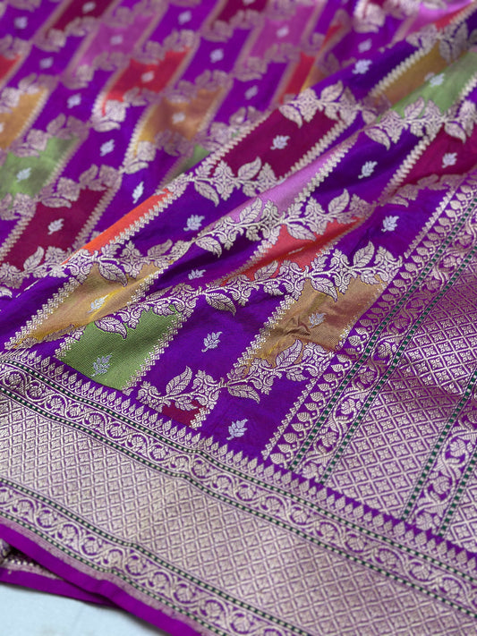 Handwoven Banarasi Rangkaat Saree
