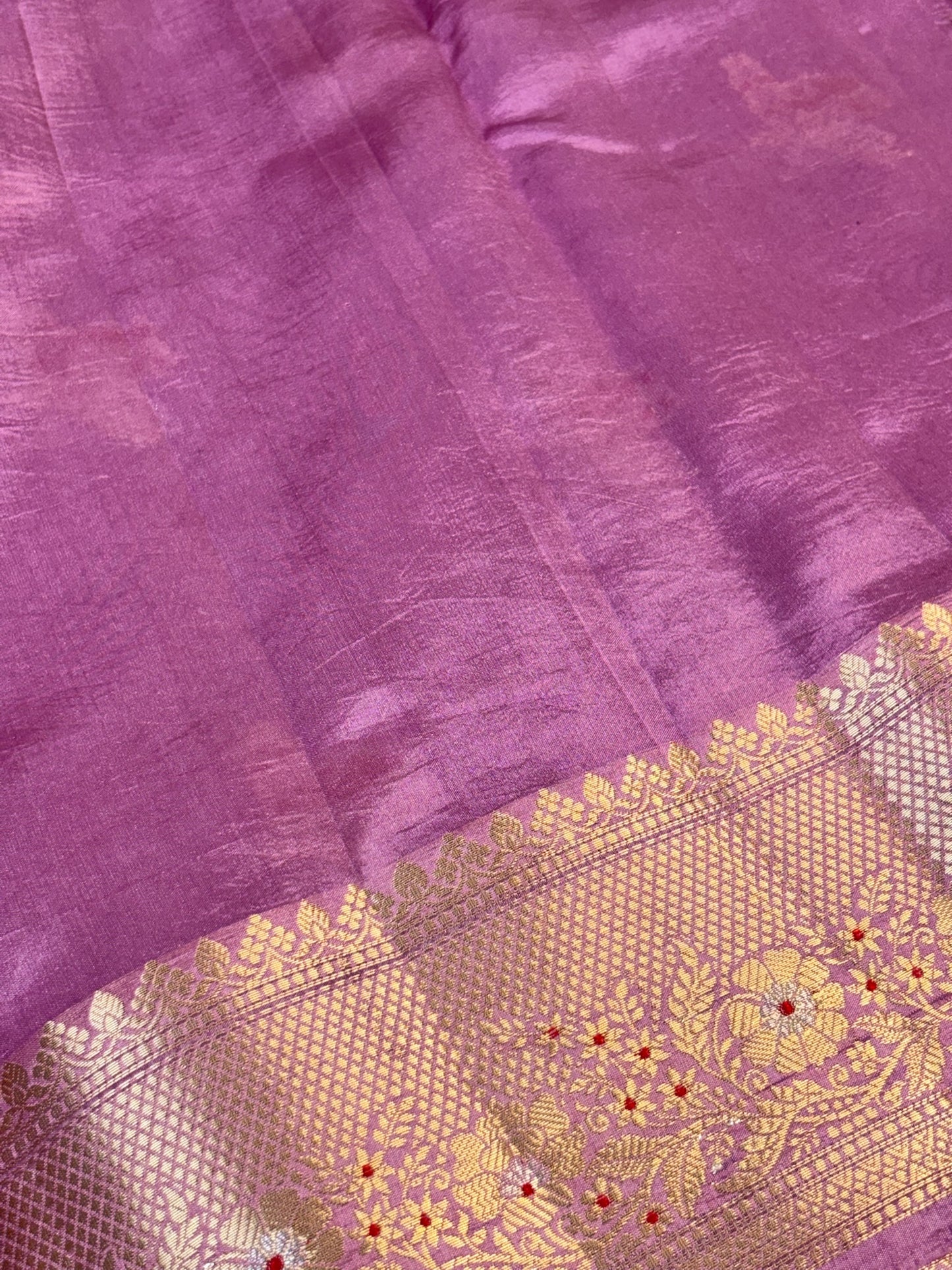 Pure Banarasi Soft Silk Saree – Orchid Pink | Traditional Banarasi saree