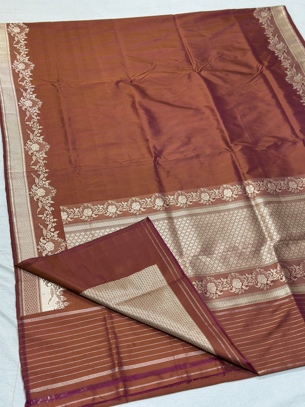 Handwoven Pure Banarasi katan Silk Saree