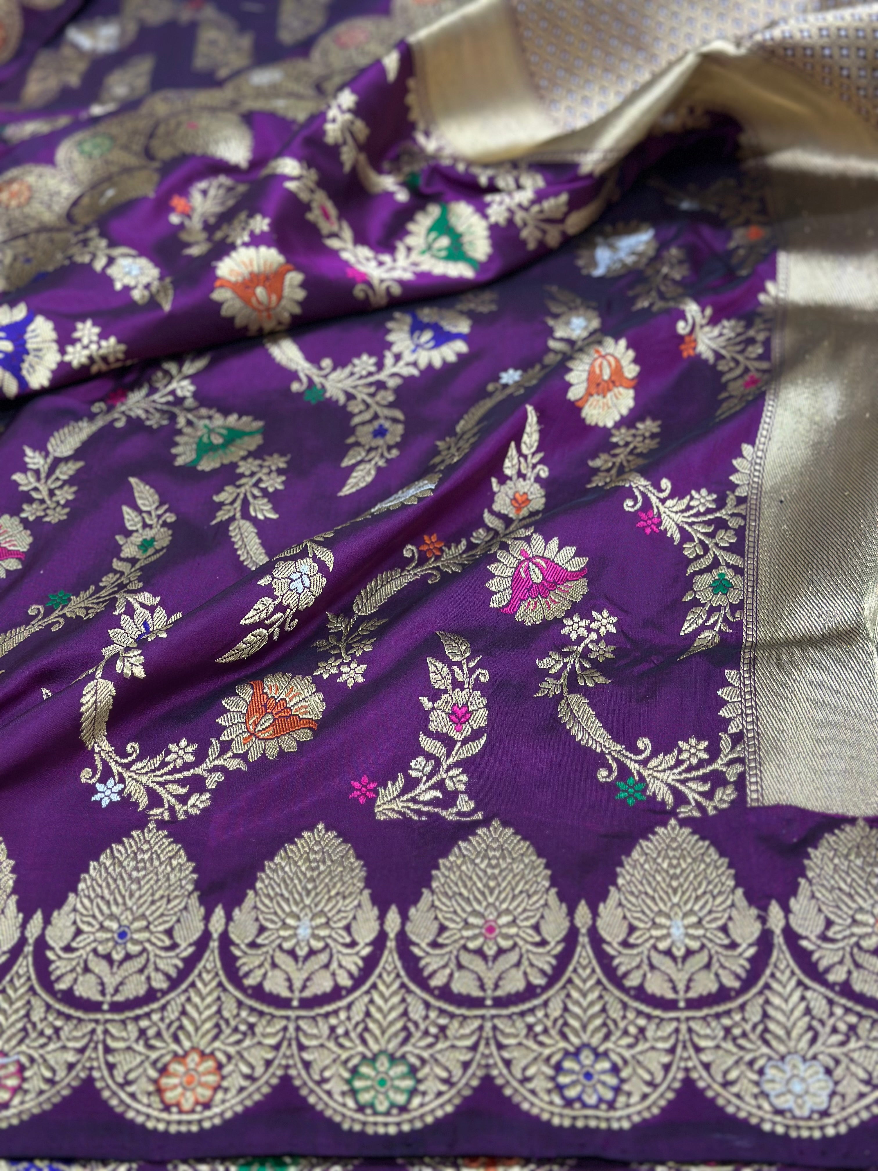 Handwoven Pure Banarasi Silk Saree