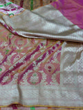 Handloom pure katan silk