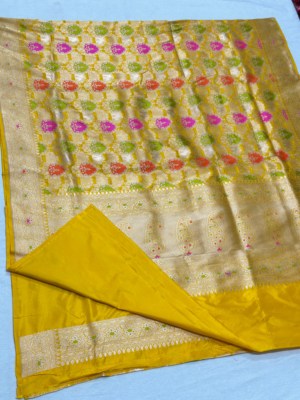 Rangkaat Handloom Pure Banarasi Katan Silk Saree