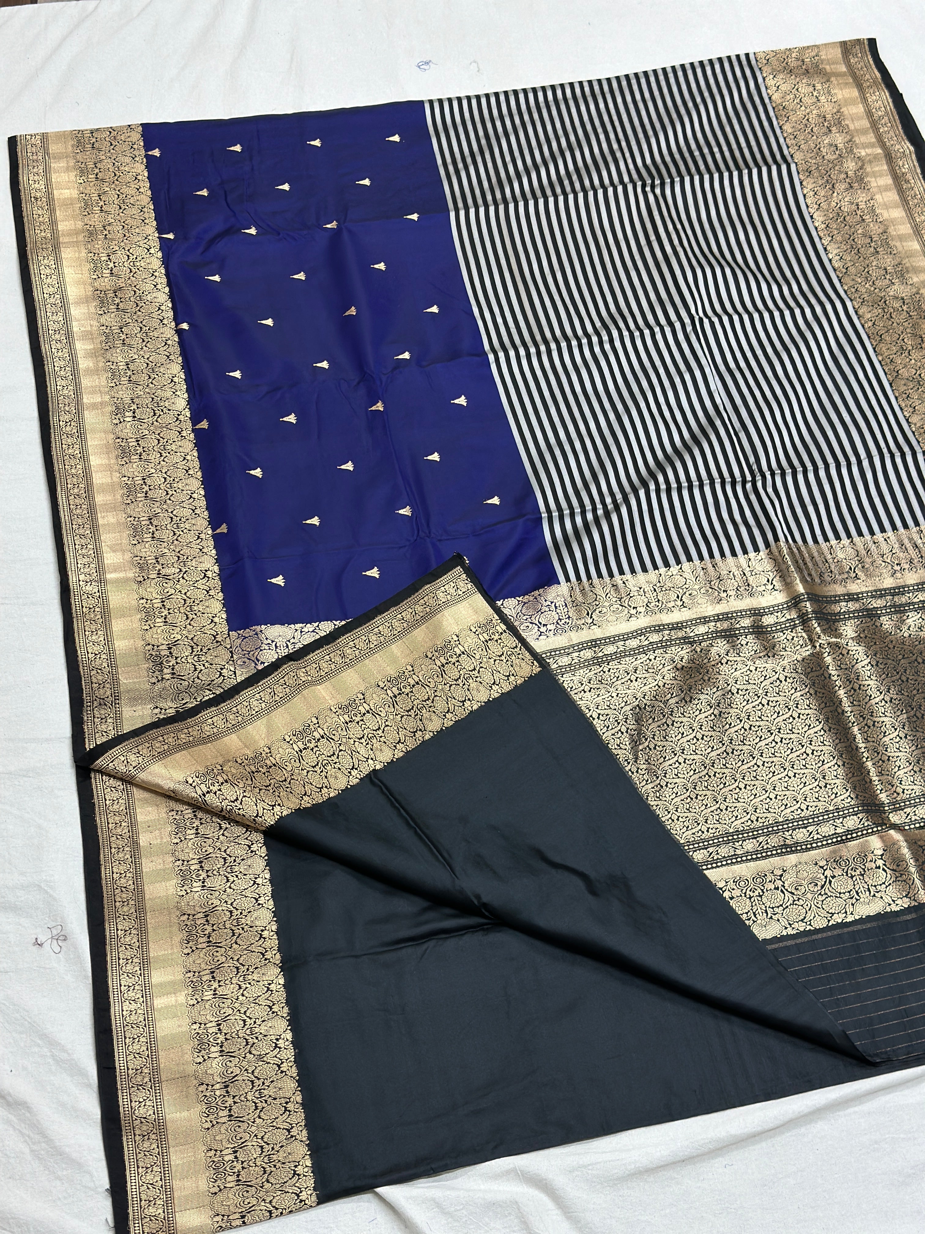 Handwoven Banarasi Pure Mashru Satin Silk Saree