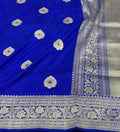 Royal Blue Handwoven Pure Banarasi Silk Saree