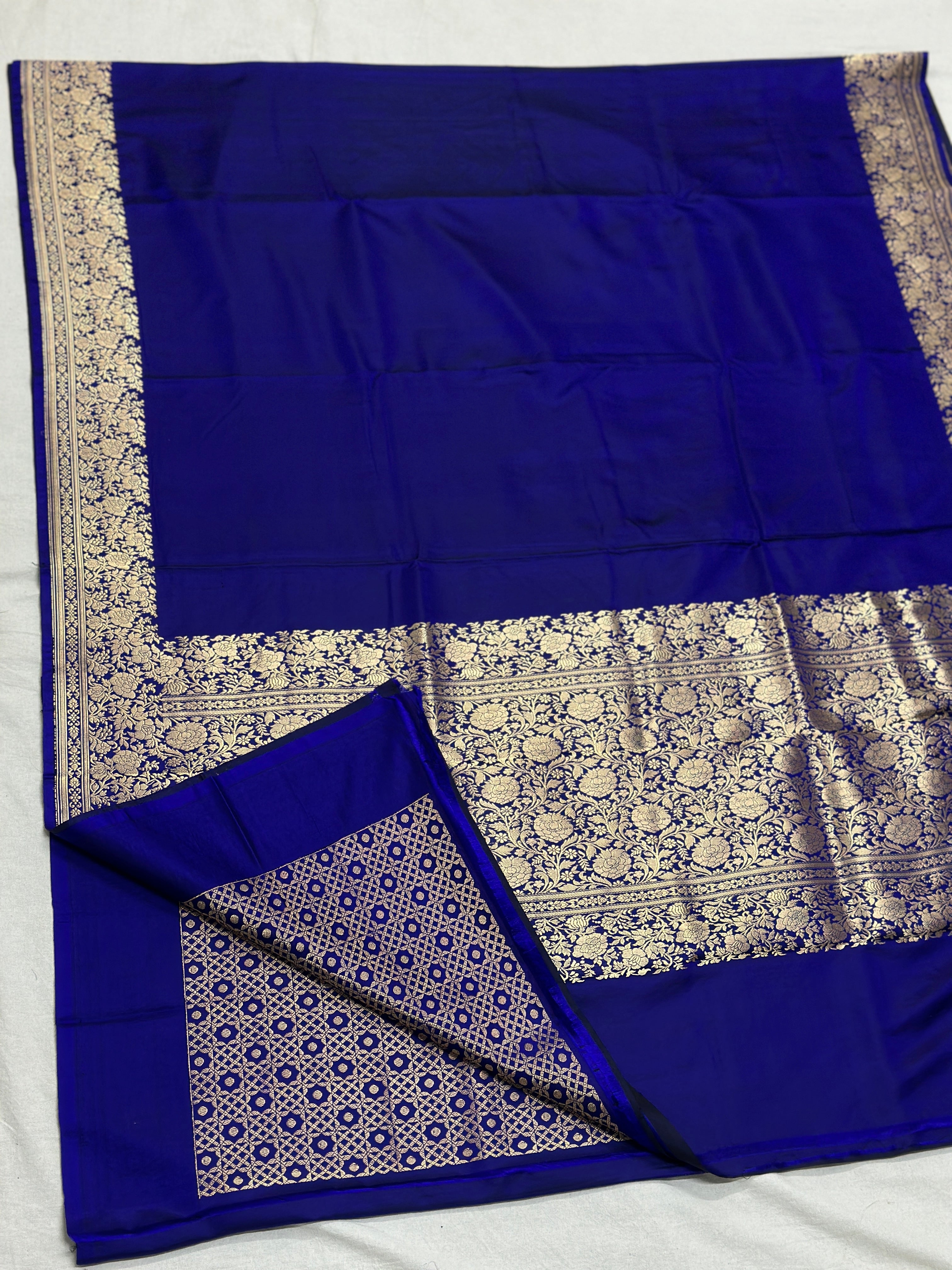 Handwoven Banarasi Pure Mashru Silk Saree