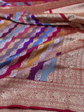Handwoven Pure Banarasi Rangkaat Silk Saree