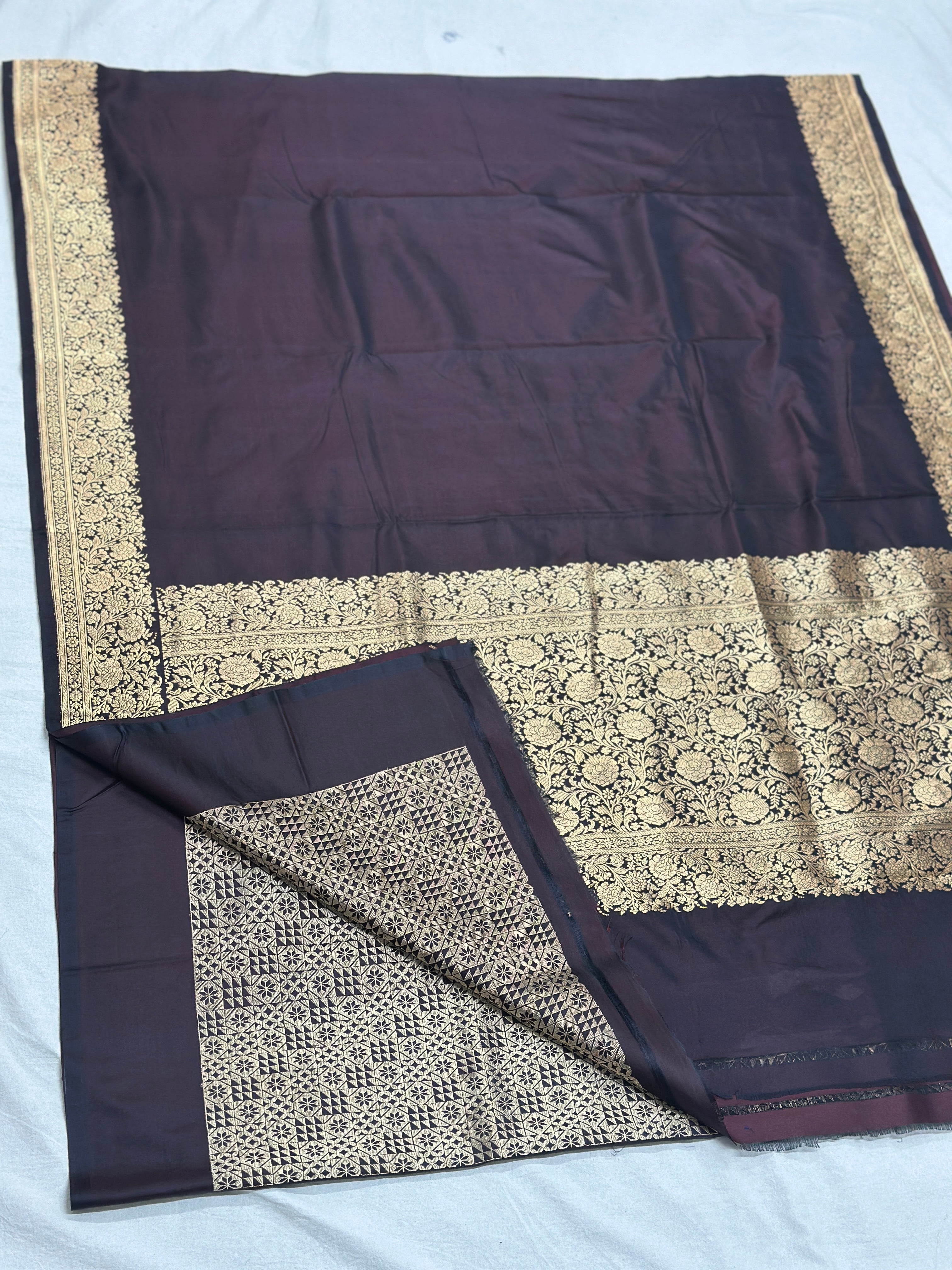 Handwoven Banarasi Pure Mashru Silk Saree