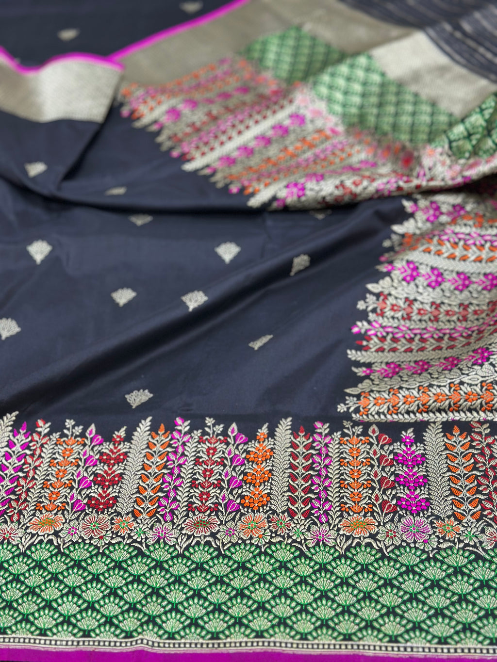 Handwoven Pure Banarasi Silk Saree