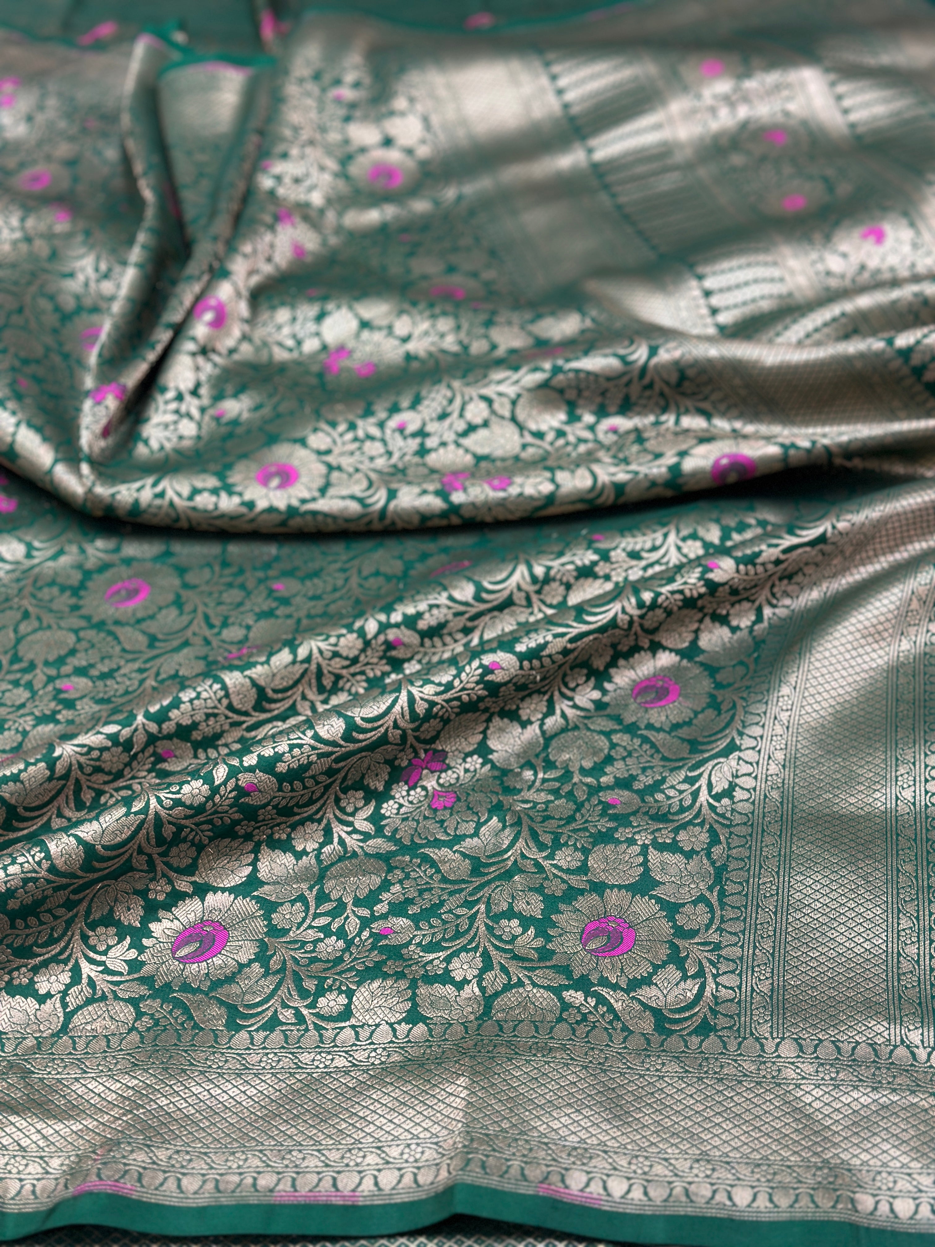 Pure Banarasi katan silk Saree