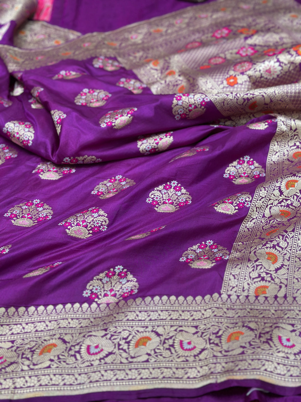 Pure Banarasi katan silk Saree