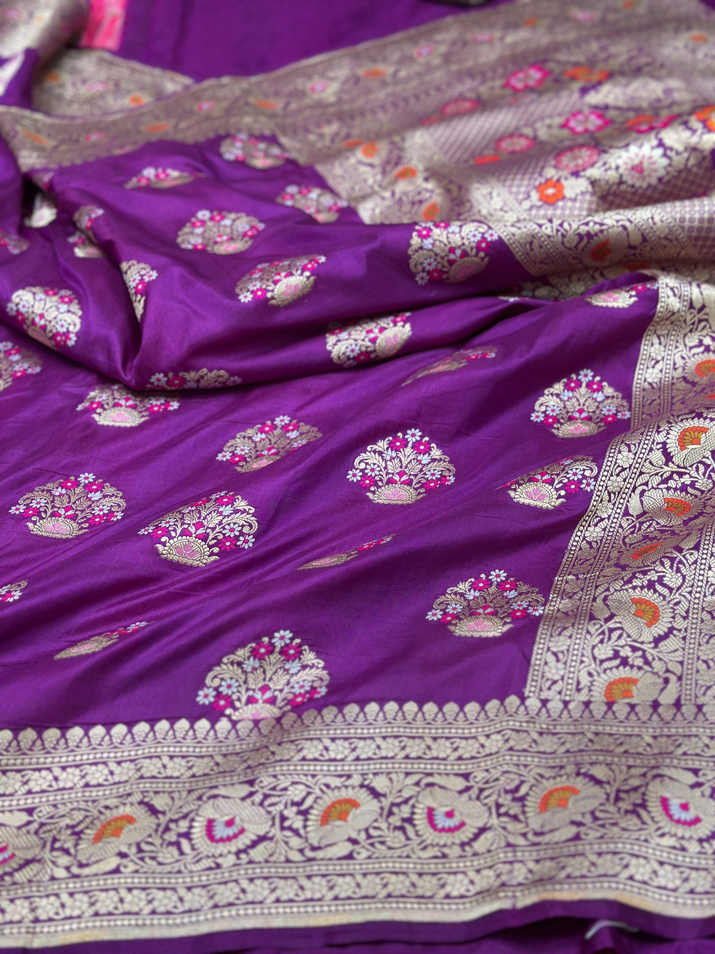 Pure Banarasi katan silk Saree