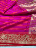 Handwoven Banarasi Pure Mashru Satin Silk Saree
