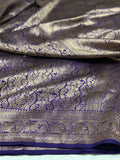 pure katan brocade weaving saree