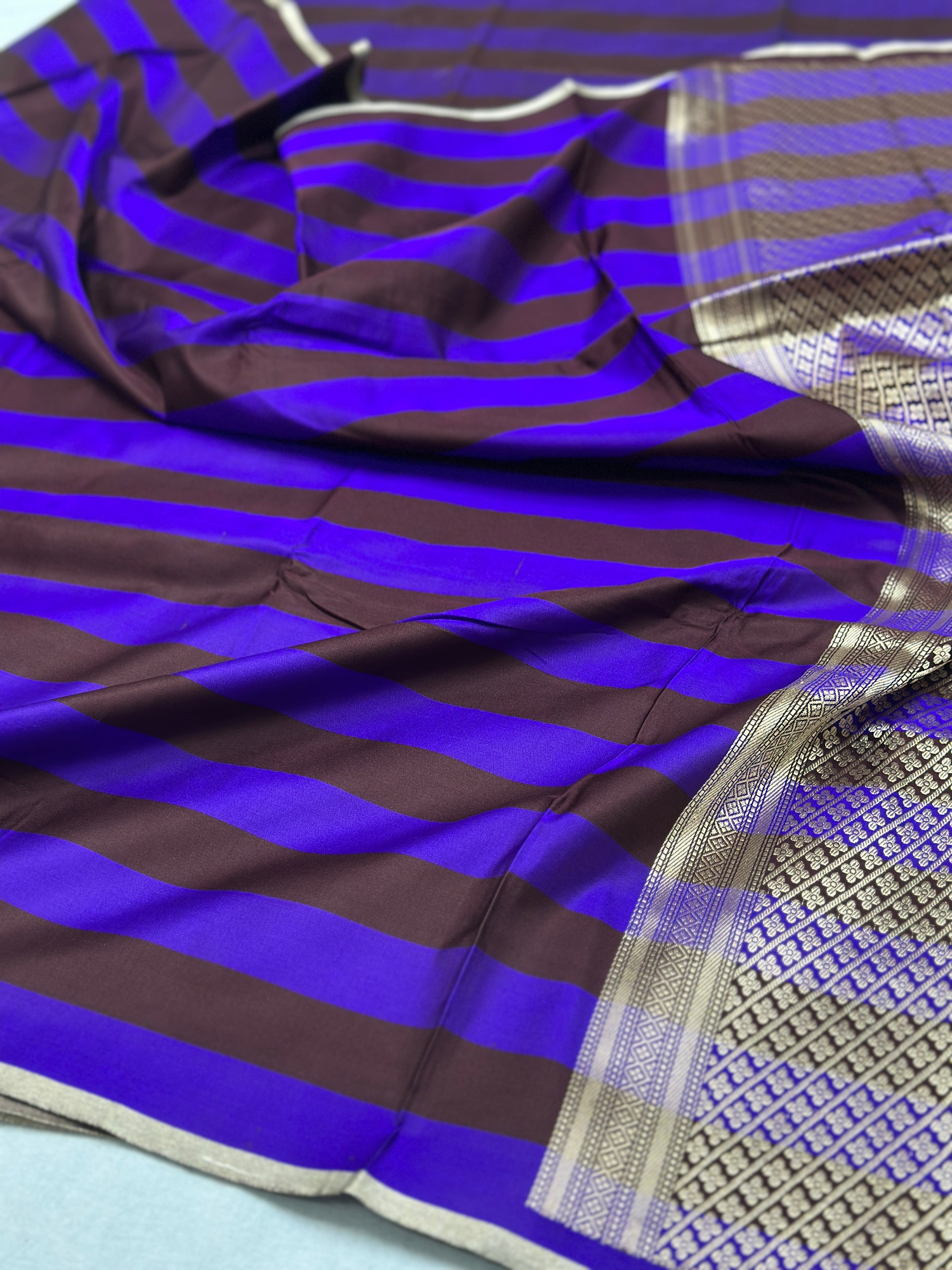 Handwoven Banarasi Pure Mashru Silk Saree