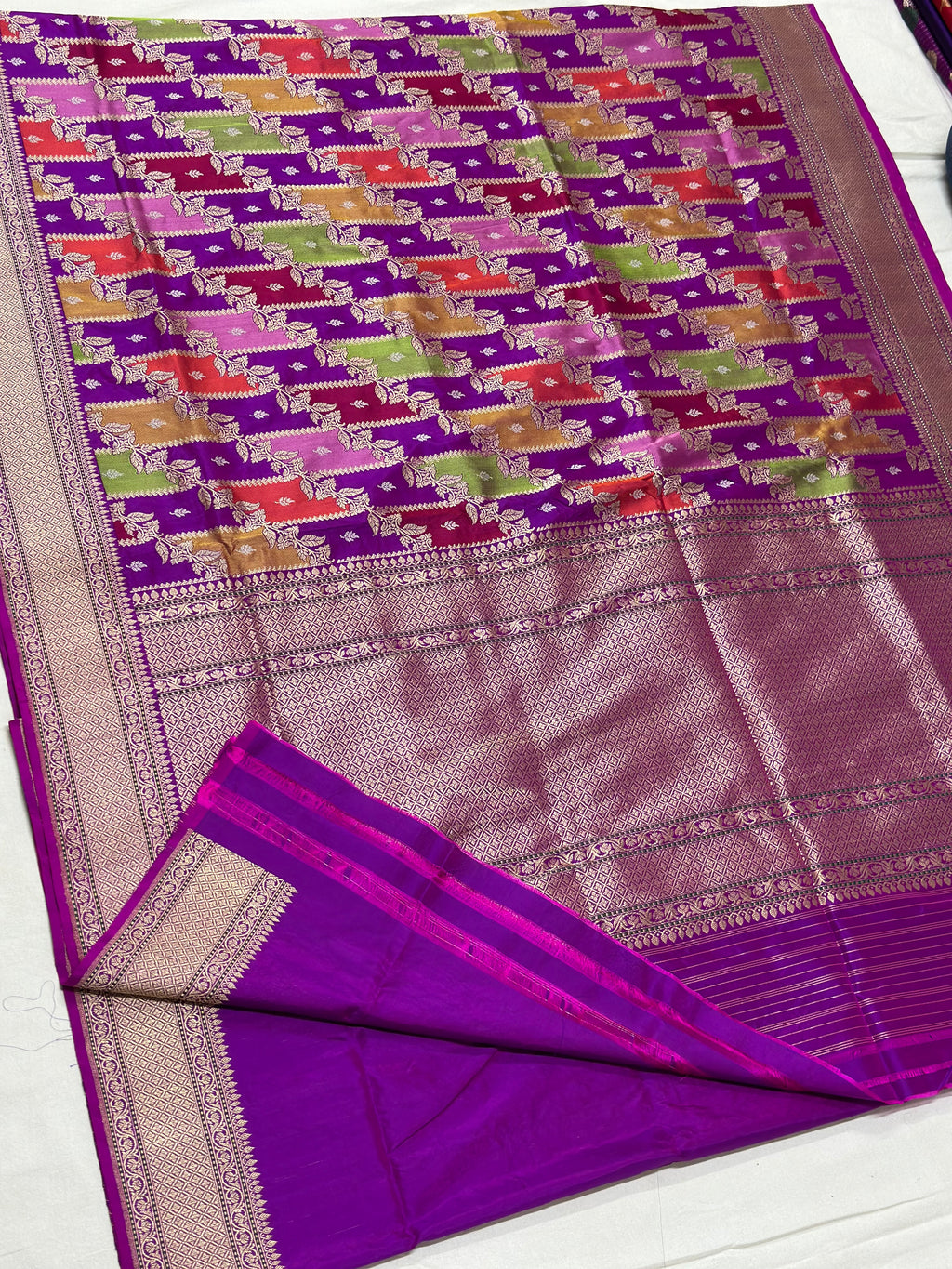 Handwoven Banarasi Rangkaat Saree