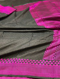 Handwoven Pure Banarasi Mashru Silk Saree