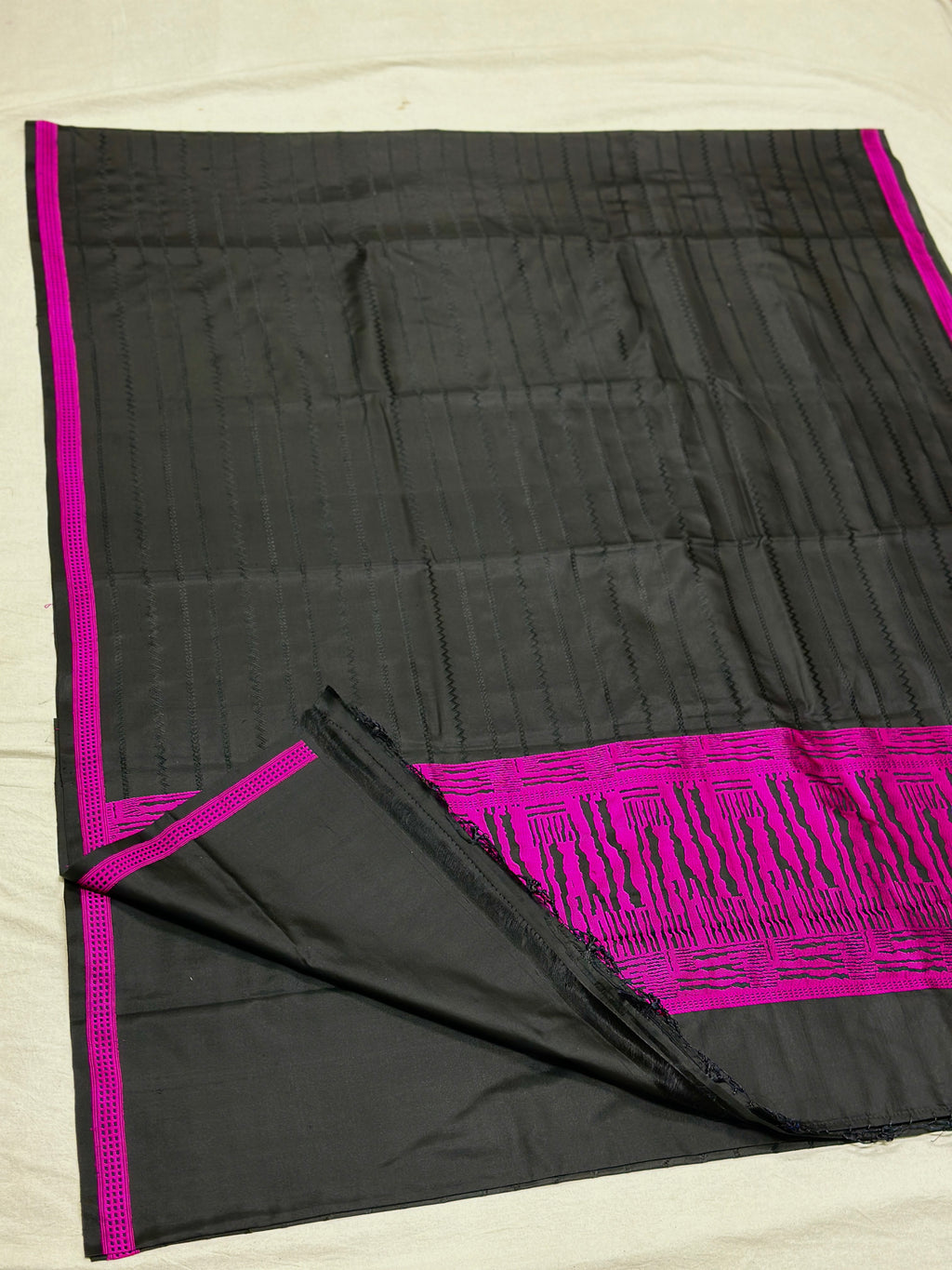 Handwoven Pure Banarasi Mashru Silk Saree