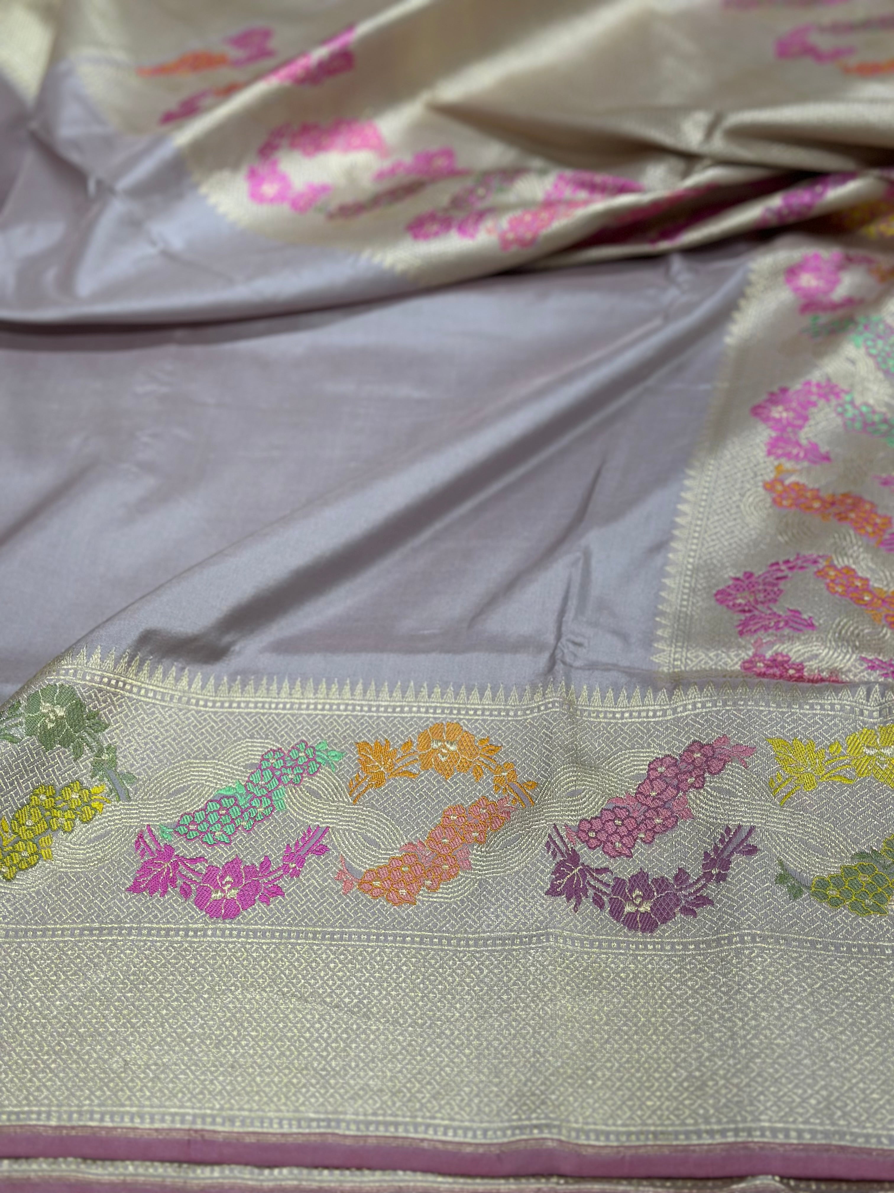 Handwoven Pure Banarasi Silk Saree