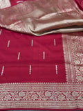 Red Handwoven Pure Banarasi Silk Saree