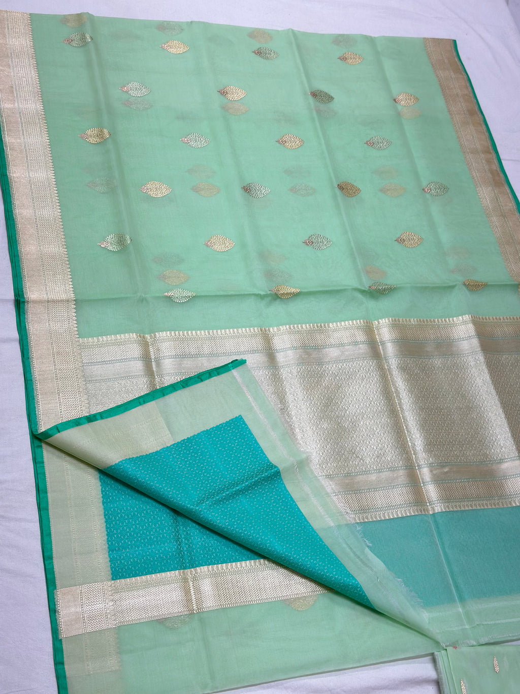 Handwoven Pure  Organza Saree