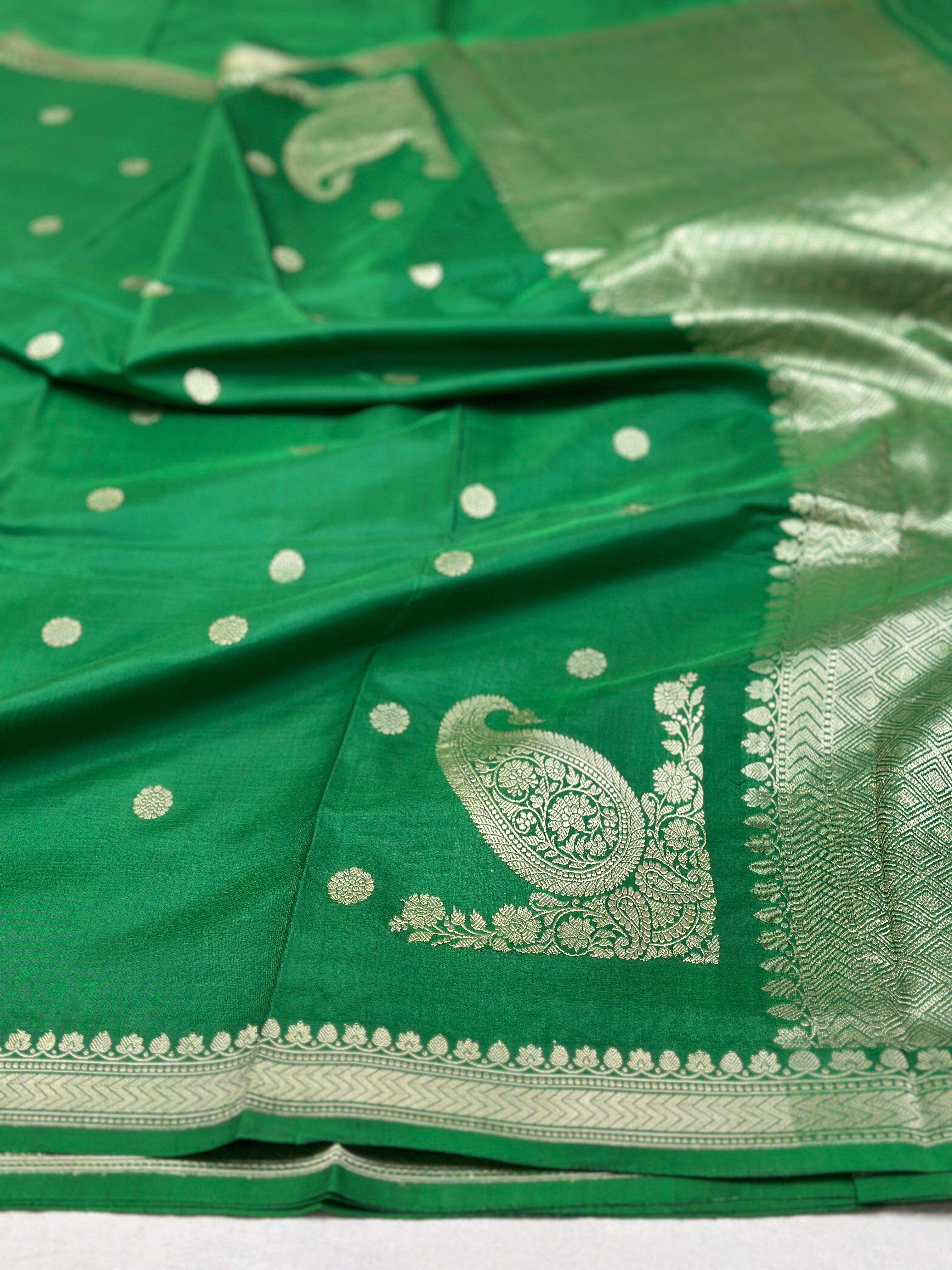 Handwoven Banarasi Pure katan Silk Saree
