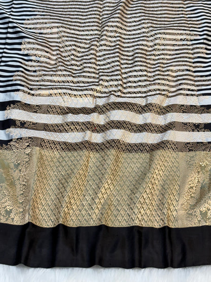 Pure Mashru Handwoven Silk Saree – Elegance