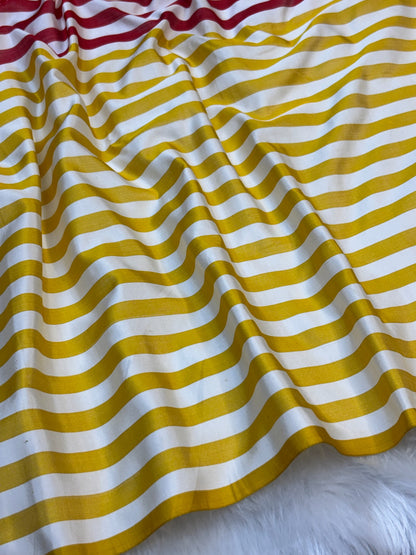 Pure Mashru Handwoven Silk Saree – Elegance
