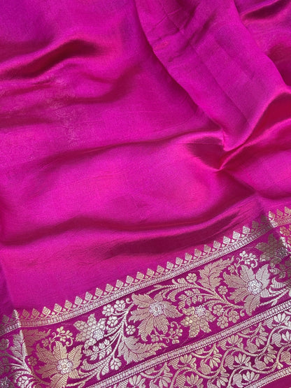 Pure Banarasi Soft Silk Saree – Leaf Green | Traditional Banarasi saree