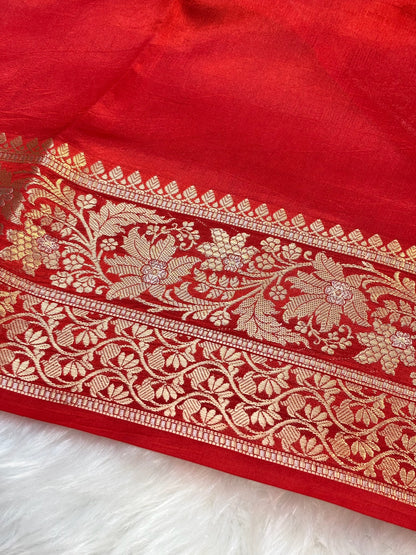 Pure Banarasi Soft Silk Saree–  Purple | Traditional Banarasi saree