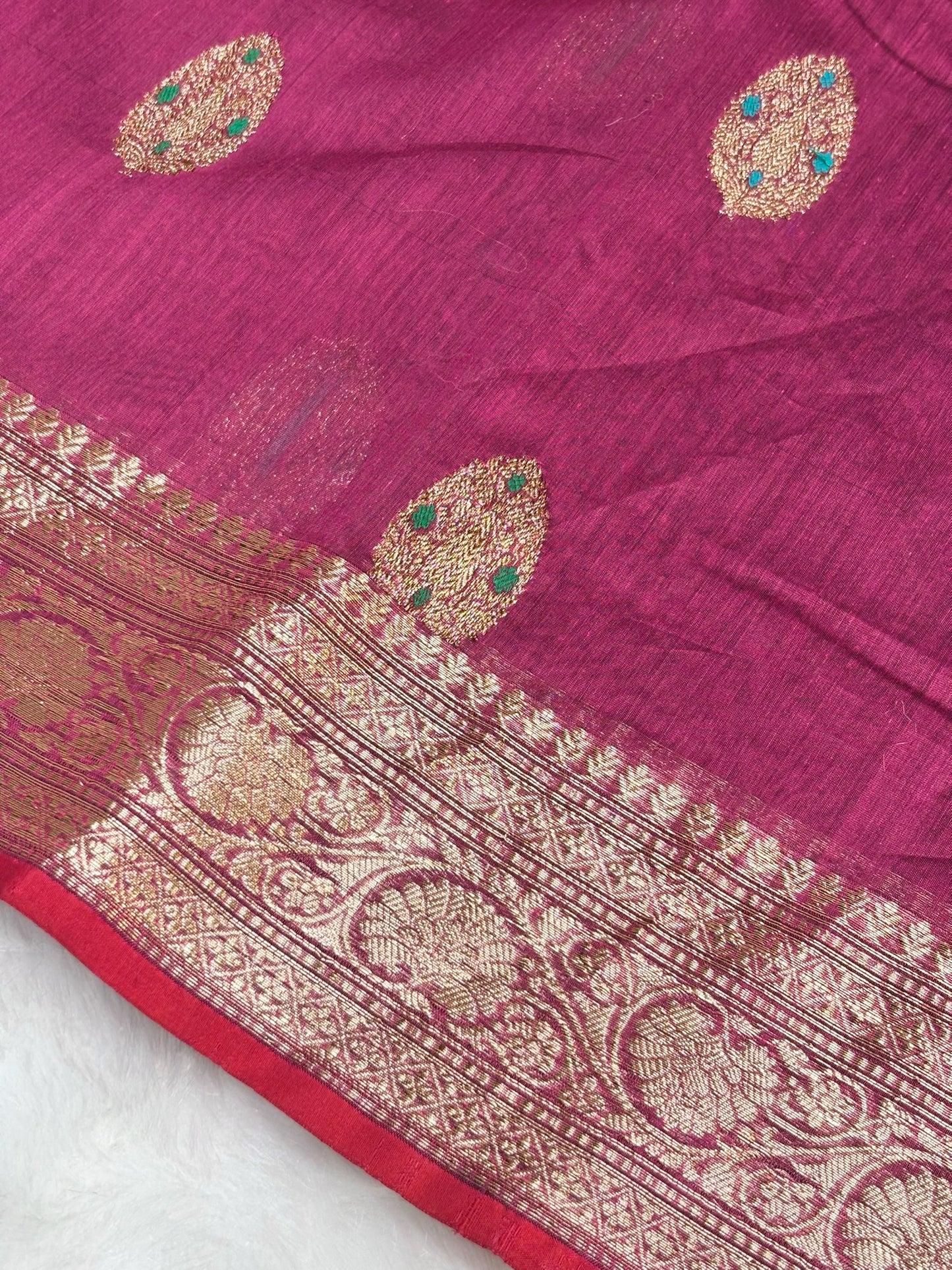 100% Pure Rose Blush Pink Cotton Silk Saree | Soft Lightweight Handwoven Elegant Saree for Daily & Festive Wear