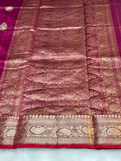 100% Pure Rose Blush Pink Cotton Silk Saree | Soft Lightweight Handwoven Elegant Saree for Daily & Festive Wear